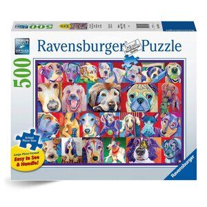 Ravensburger 500 pcs Large Format Puzzle-Hello Doggie New sealed